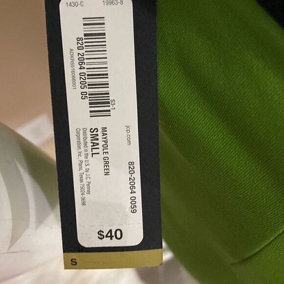 NWT Worthington Marypole Green/ Balck Matching Skirt & Top - Size Small - Picture 12 of 14